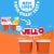 Jell-O Orange Sugar Free Jello Cups Gelatin Snack Perspective: back