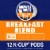 Maxwell House Coffee Breakfast Blend Box Perspective: back