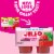 Jell-O Original Strawberry Jello Cups Gelatin Snack Value Pack Perspective: back
