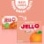 Jell-O Peach Gelatin Dessert Mix Perspective: back