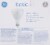 GE LED 700 Lumens Light Bulb Perspective: back