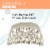 Conair Scunci® Recycled Plastic Jaw Hair Clip - Pink Perspective: back