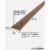 M-D Building Products 2 In. X 36 In. Spice Aluminum Carpet Trim with Screw Nails Perspective: back