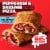 Hot Pockets Pepperoni and Sausage Pizza Frozen Snacks Air Fryer Snacks Perspective: back