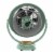 Vornado VFAN Jr Vintage Air Circulator Fan - Green Perspective: back