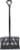 Suncast Deluxe Combo Steel Shovel - Gray Perspective: back