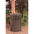 Suncast® Trashcan Hideaway Outdoor Garbage Waste Bin - Brown Perspective: back