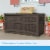 Suncast DBW7500 73 Gallon Outdoor Patio Storage Chest with Handles & Seat, Java Perspective: back