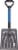 Suncast Telescoping Car Shovel Perspective: back