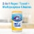 Clorox Lemon Verbena Scent Paper Towel Wipes Perspective: back