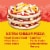 Lunchables Extra Cheese Pizza with Capri Sun Drink & Airheads Candy Kids Lunch Meal Kit Perspective: back