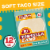 Tortilla Land® Fresh Uncooked Soft Taco Size Flour Tortillas Perspective: back