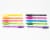 Zebra Doodlerz Gel Stick Pen, Bold Point, 1.0mm, Assorted Neon Colors, 10 Pack Perspective: back