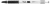 Zebra M-301 Stainless Steel Mechanical Pencil, 0.5mm Point Size, Black Grip 2pk (54012) Perspective: back