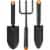 Fiskars® Steel Garden Tool Set Perspective: back