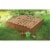 Covered Convertible Cedar Sandbox/Bench Seats Perspective: back