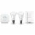 Hue 464776 White Ambiance Starter Kit(2 A19 Bulbs, Hub Bridge, and Dimmer Switch) Perspective: back
