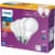 Philips Soft White 8.5-Watt (60-Watt) Dimmable A19 LED Light Bulbs Perspective: back