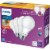 Philips Soft White 8.5-Watt (60-Watt) Dimmable A19 LED Light Bulbs Perspective: back