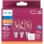 Philips 3.3-Watt (40-Watt) Candelabra Base Blunt Tip Candle B11 LED Light Bulbs Perspective: back