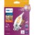 Philips 6.6-Watt (75-Watt) Candelabra Base Bent Tip LED Light Bulbs Perspective: back