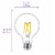 Philips 5-Watt (60-Watt) G25 Globe LED Globe Dimmable Flicker Free Light Bulb - Soft White (2700K) Perspective: back