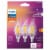 Philips 5-Watt (60-Watt) BA11 Candelabra Base Dimmable LED Light Bulbs Perspective: back