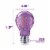 Philips 4-Watt (40-Watt) A19 LED Purple Party Light Bulb Perspective: back