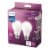 Philips 8-Watt (40-Watt) A19 LED Dimmable Flicker Free Light Bulb - Daylight (5000K) Perspective: back