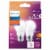 Philips LED 60-Watt Equiv 6.6-Watt A15 Frosted Ultra Definition Light Bulb Soft White 2700K Perspective: back