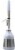Polder® Belle Toilet Brush Caddy Perspective: back