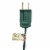Northlight 25-Count Transparent Orange C7 Christmas Lights, 24ft Green Wire Perspective: back