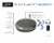 GPX Portable CD Player with Bluetooth PCB319B - Gray Perspective: back