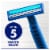 Gillette Sensor2 Plus Men's Disposable Razors Perspective: back