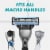 Gillette Mach3 Men's Razor Blades Refill Cartridges Perspective: back