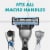 Gillette Mach3 Men's 3-Blade Razor Blades Refills Cartridges Perspective: back