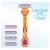 Gillette Simply Venus Refillable Disposable Razor Handle and Disposable Razor Refills Perspective: back