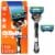 Gillette ProGlide Men's Razor Handle + 2 Blade Refills Perspective: back