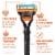 Gillette Fusion5 Men's 5-Blade Razors Handle and Blade Refill Cartridges Perspective: back
