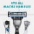 Gillette Mach3 Men's Razor Blades Refill Cartridges Perspective: back