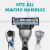 Gillette Mach3 Men's 3-Blade Razor Blades Refills Cartridges Perspective: back