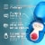 Venus Mini On The Go Women's Razors Handle ComfortGlide White Tea Scent Blade Refill and Travel Case Perspective: back