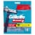 Gillette Sensor2 Men's Lubrastrip Fixed Head Disposable Razors Perspective: back