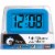 La Crosse Technology Silicon LCD Battery Operated Alarm Clock 70940 Perspective: back