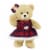 Build-A-Bear Workshop Teddy With A Party Dress Plush Set Perspective: back