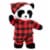 Build-A-Bear Workshop Puppy With Plaid Shirt Plush Set Perspective: back