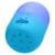 iHome Playfade Rechargeable Water-Resistant Bluetooth Speaker Blue Perspective: back