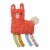Manhattan Pet Toy Squinkles Suzie the Llama Sherpa-Style Soft Squeaker Dog Toy Perspective: back