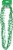 Ya Otta St Patrick's Metallic Green Necklaces Perspective: back