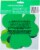 Amscan Saint Patrick's Day Mini Glitter Shamrock Cutouts Perspective: back